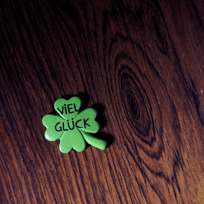 Gl�ckskleeblatt Viel Gl�ck