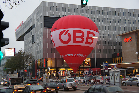 BahnhofCity Wien West: ÖBB Ballon