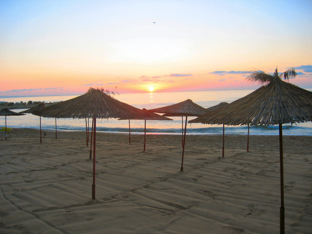 Sonnenaufgang, Druschba (Bulgarien 2006)