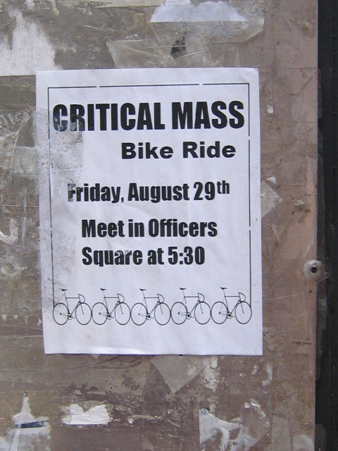 Critical Mass, Fredericton (Kanada 2008)