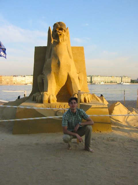 Sandfigur (St. Petersburg 2002)